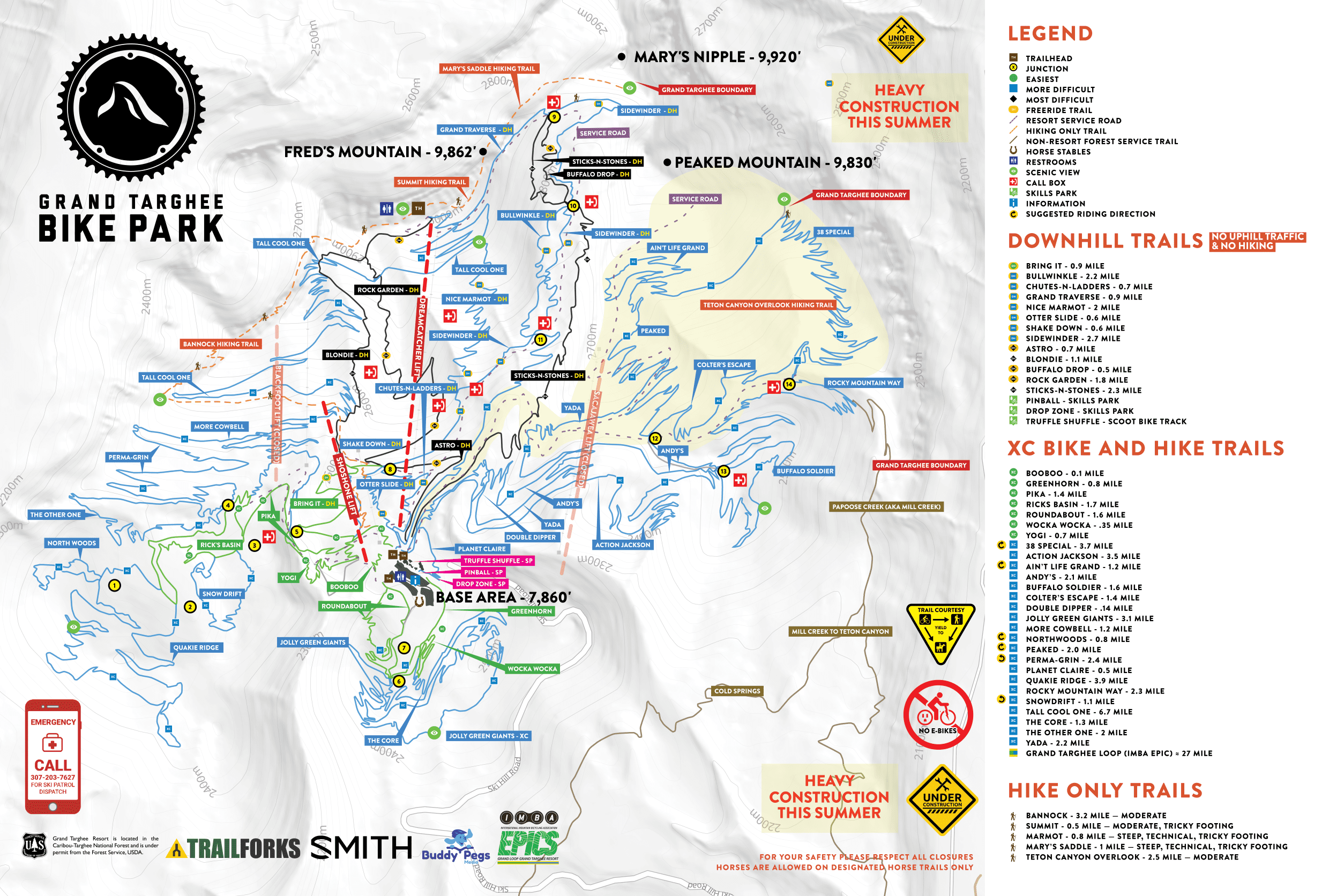 Trail Maps Grand Targhee