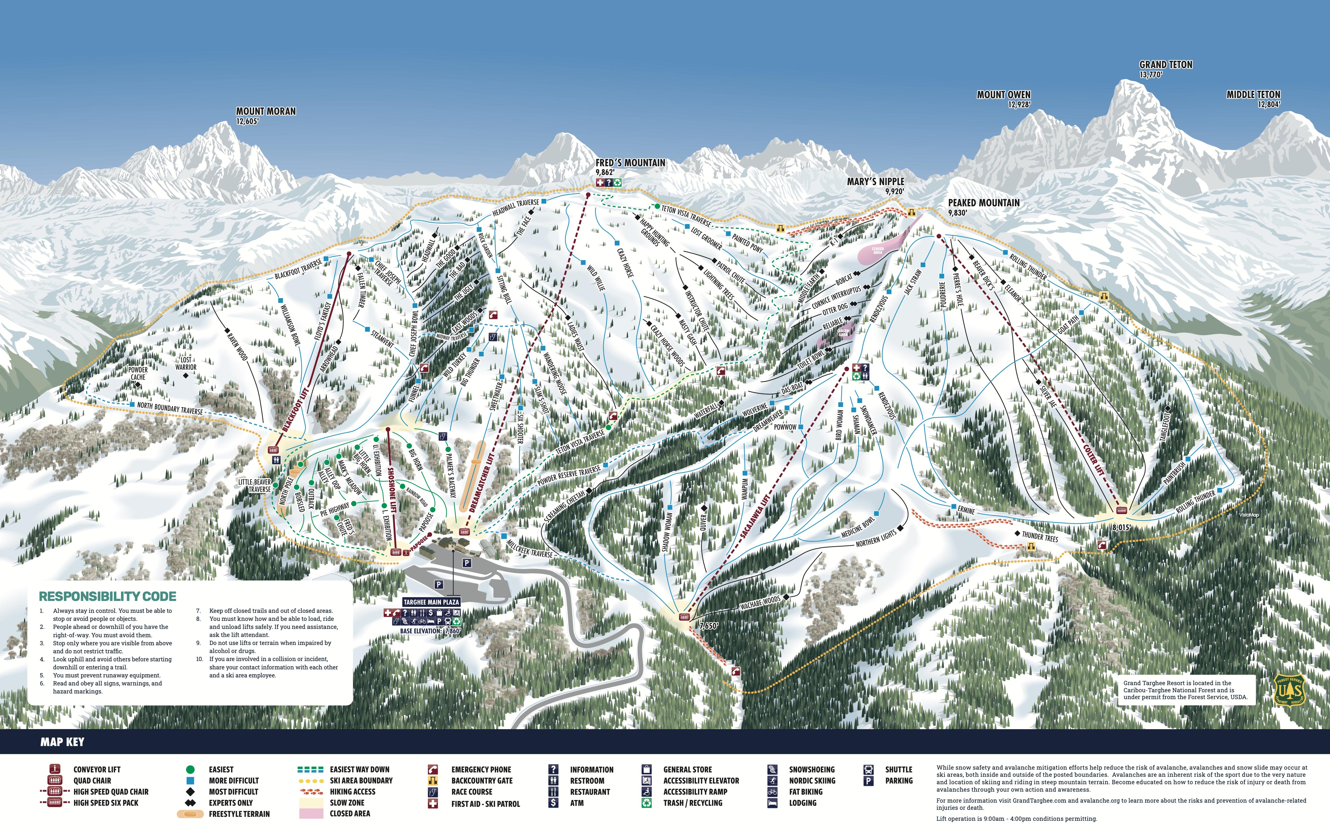 Winter Trail Map