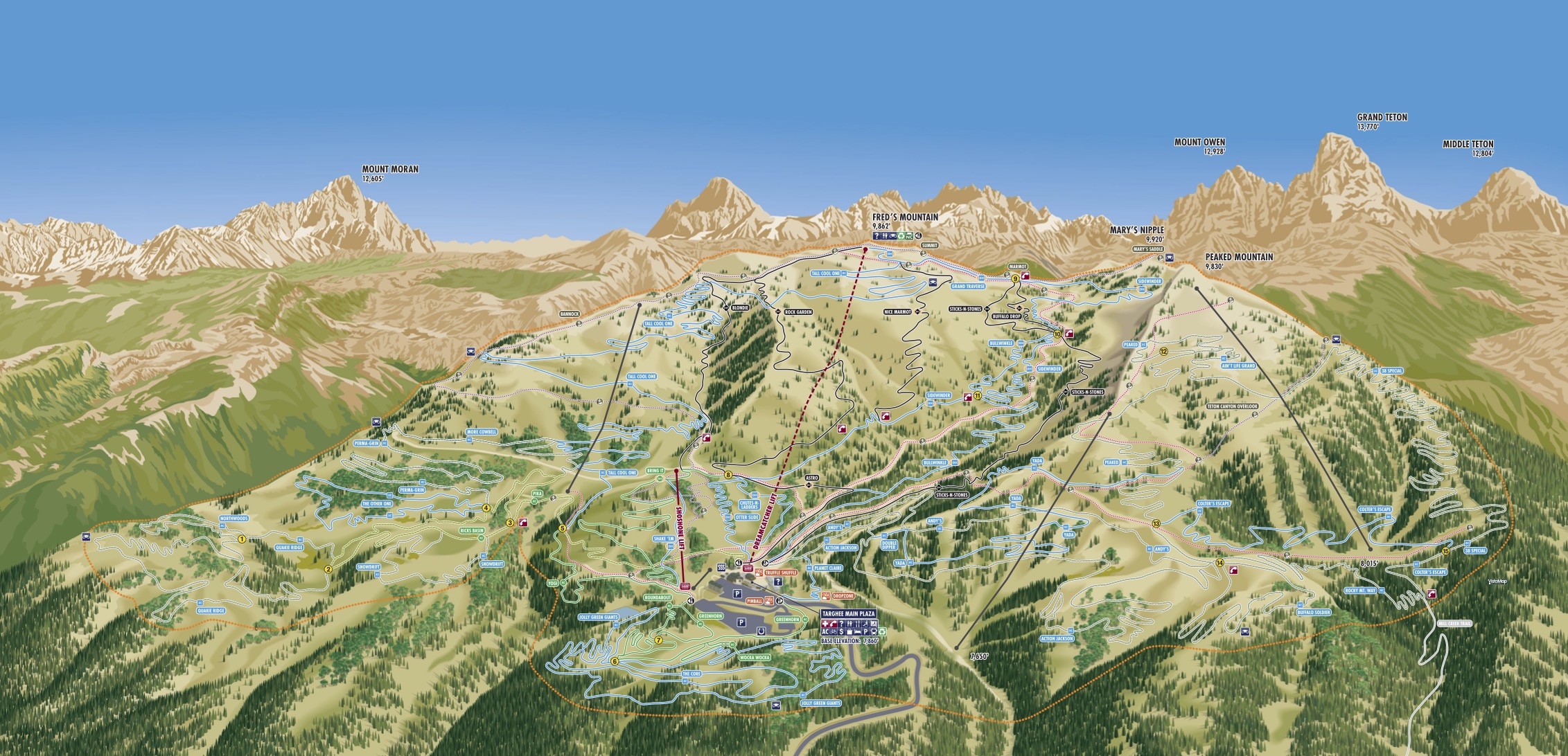 Summer Trail Map