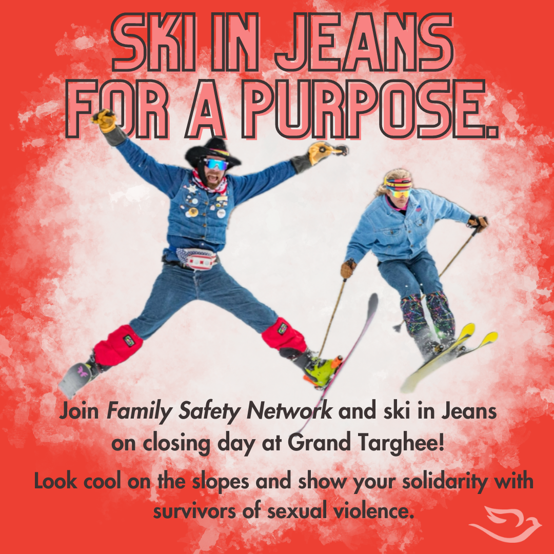 ski in jeans