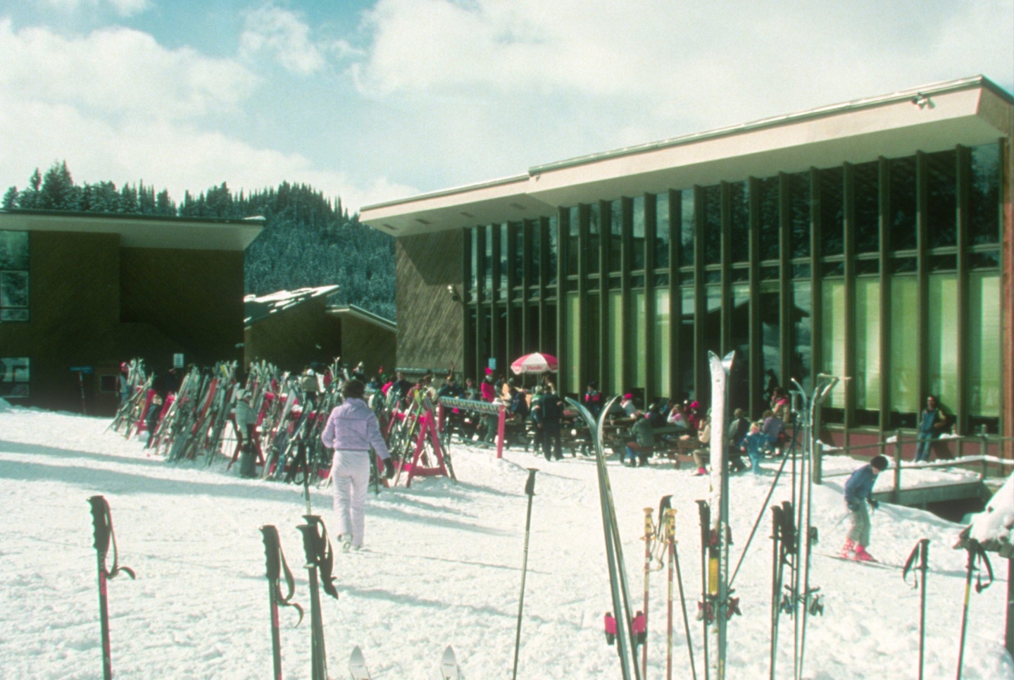 A ski resort from the 80s