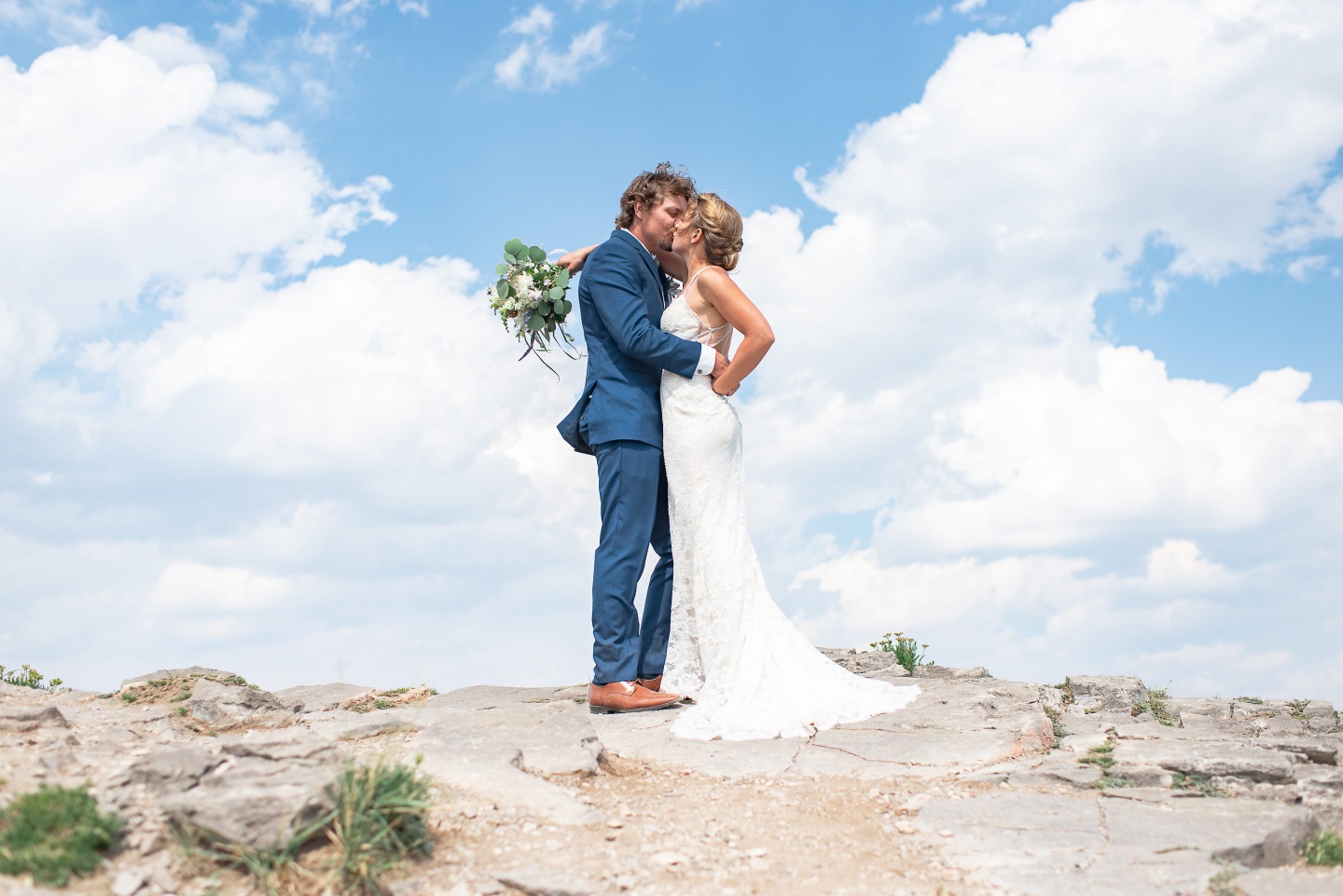 Couple kissing