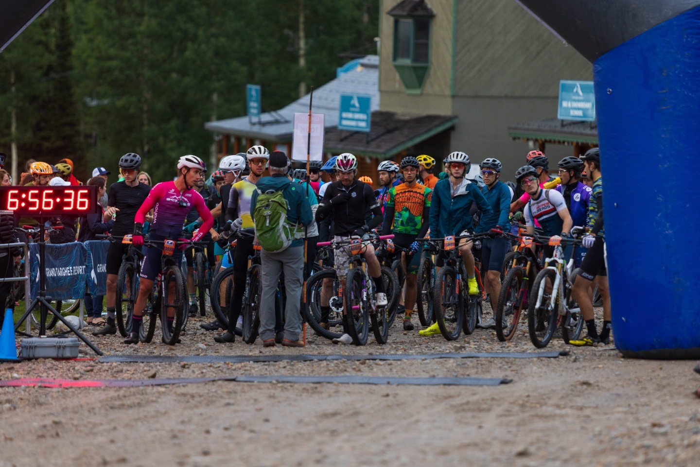 Race photo from Pierres Hole, Grand Targhee 2022