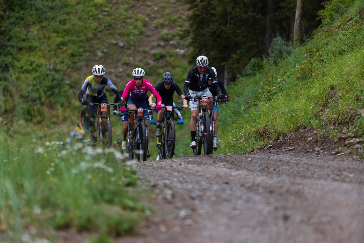 Race photo from Pierres Hole, Grand Targhee 2022