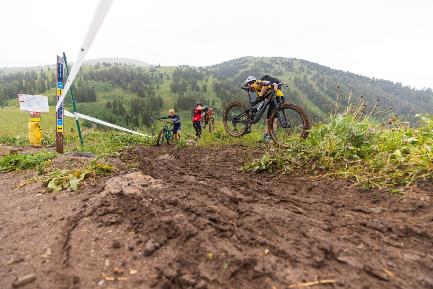 Race photo from Pierres Hole, Grand Targhee 2022