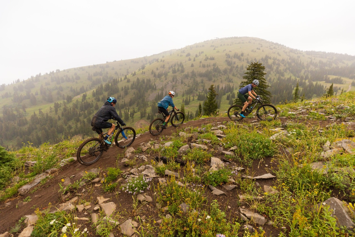 Race photo from Pierres Hole, Grand Targhee 2022