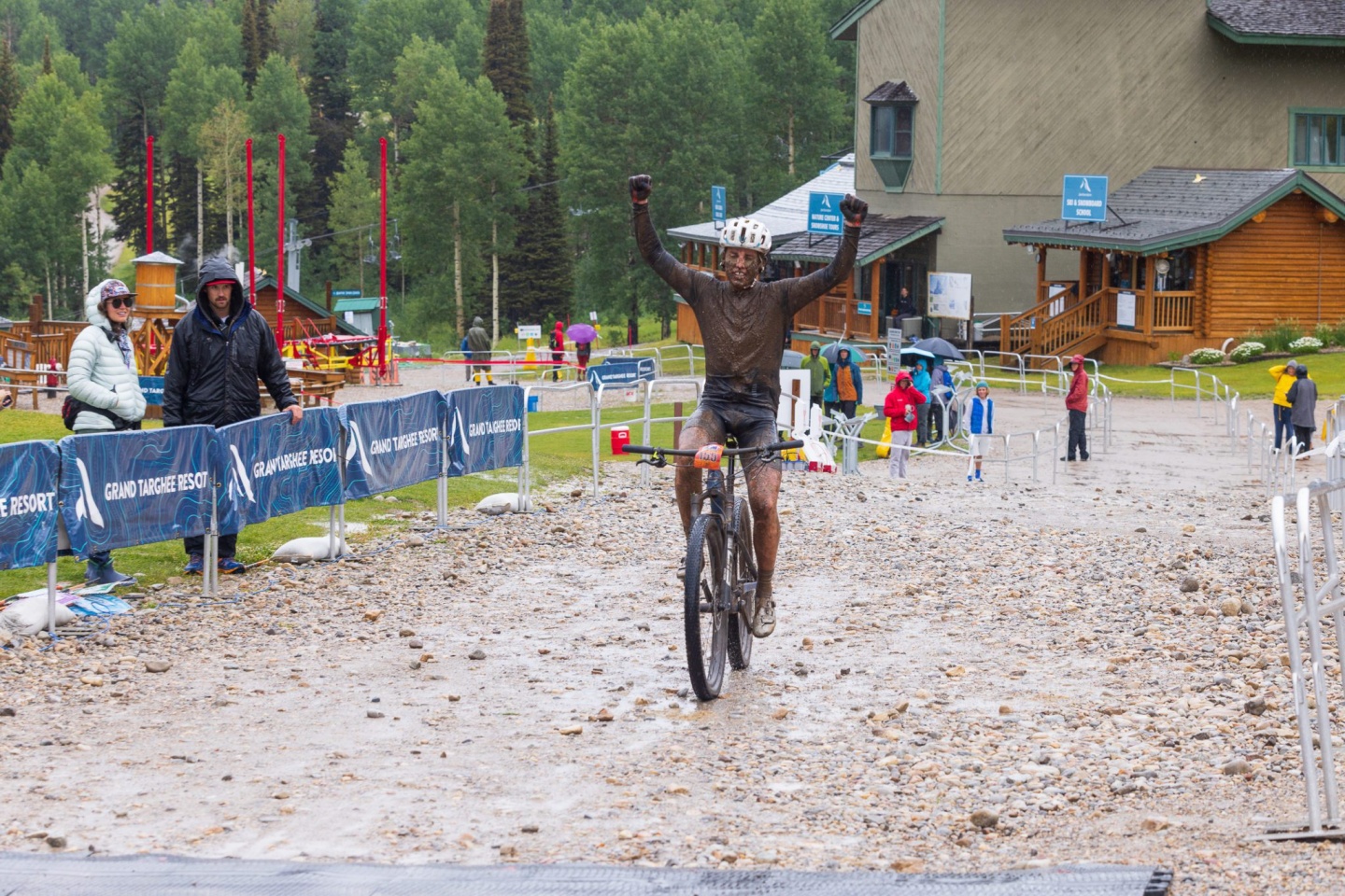 Race photo from Pierres Hole, Grand Targhee 2022