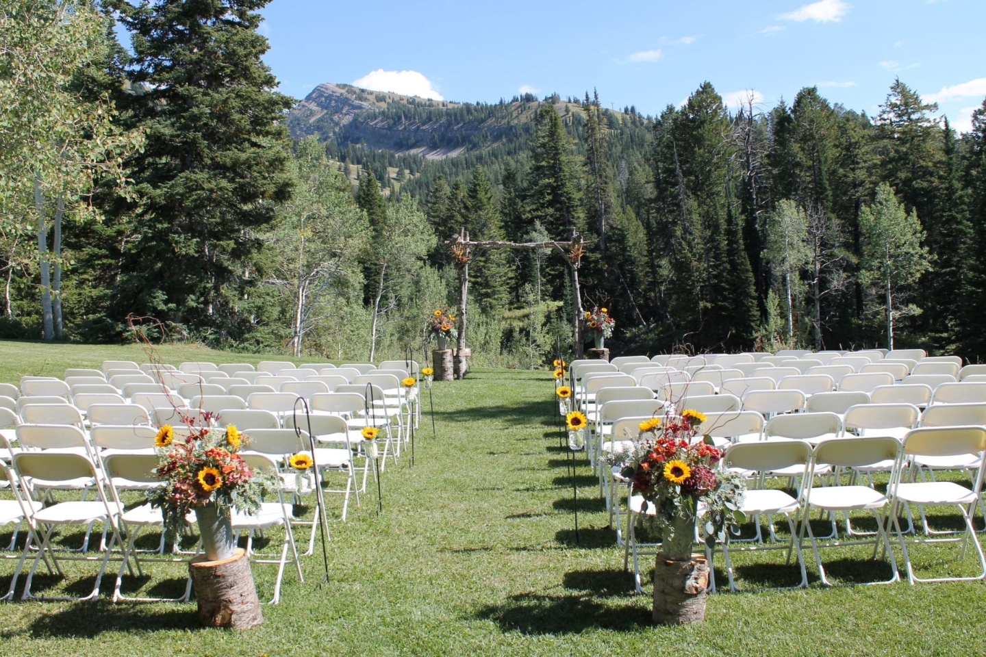 Teewinot Lawn Ceremony