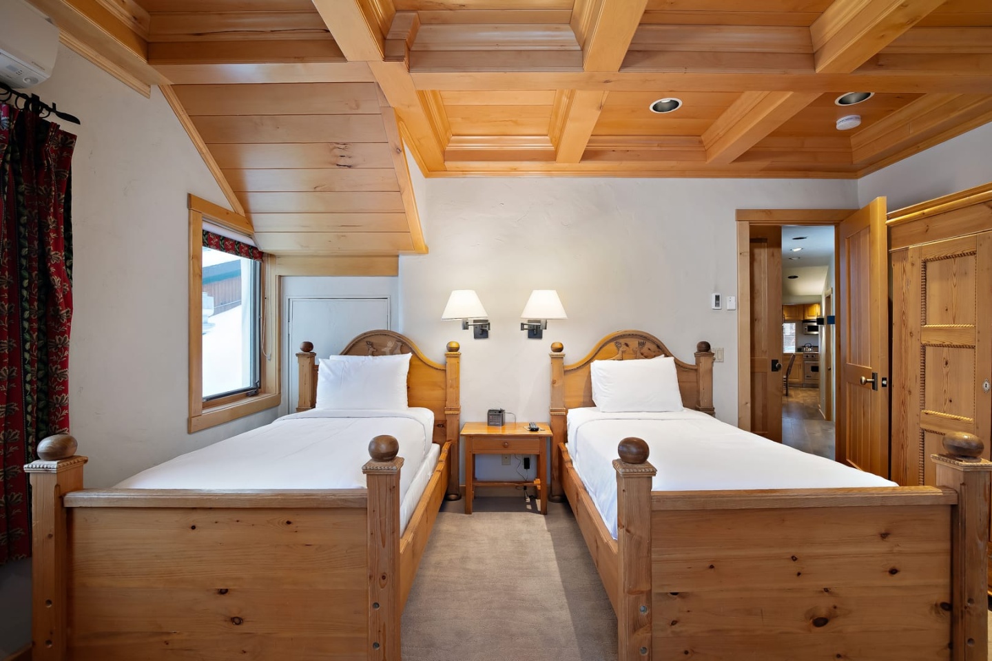 Interior view of the Tower Suite bedroom