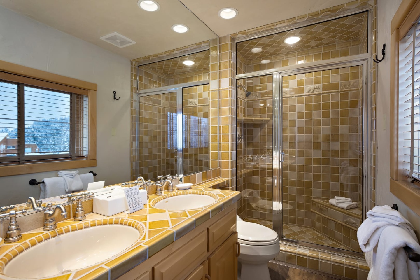 Interior view of the Tower Suite bathroom