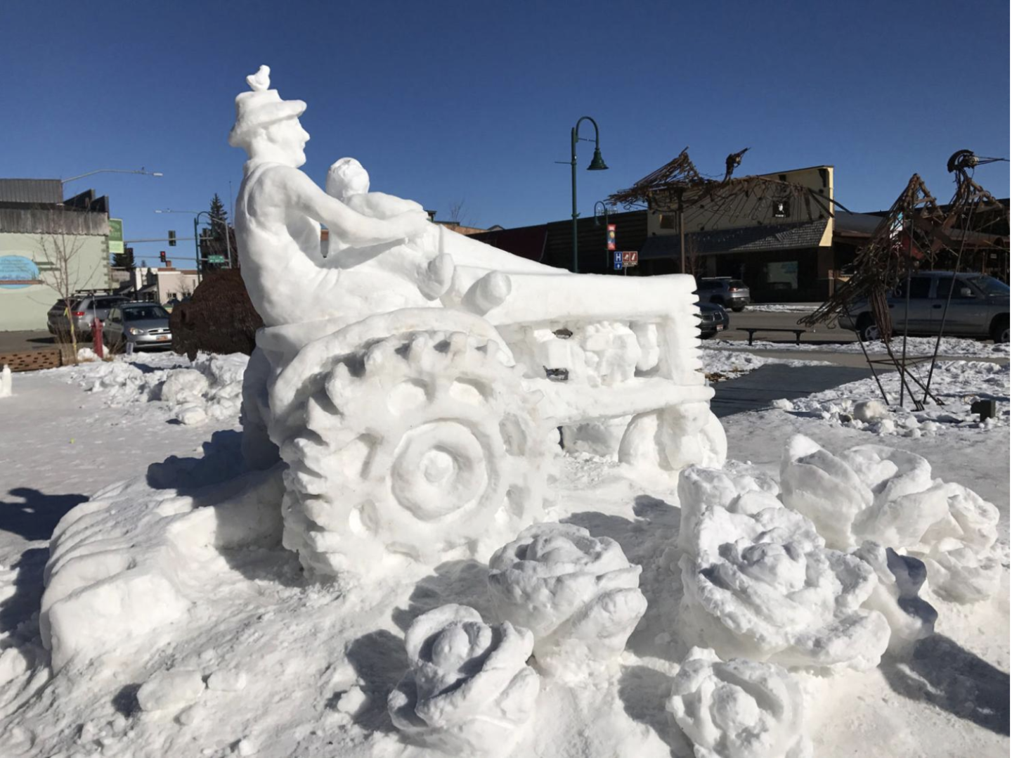 snow sculpture