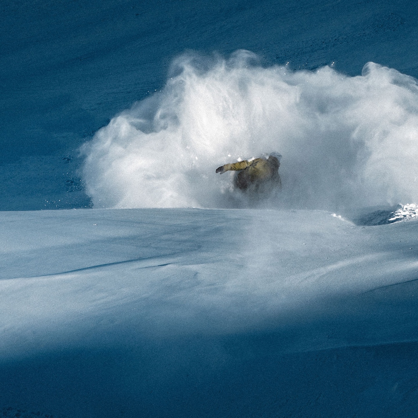 A skier at Grand Targhee Resort